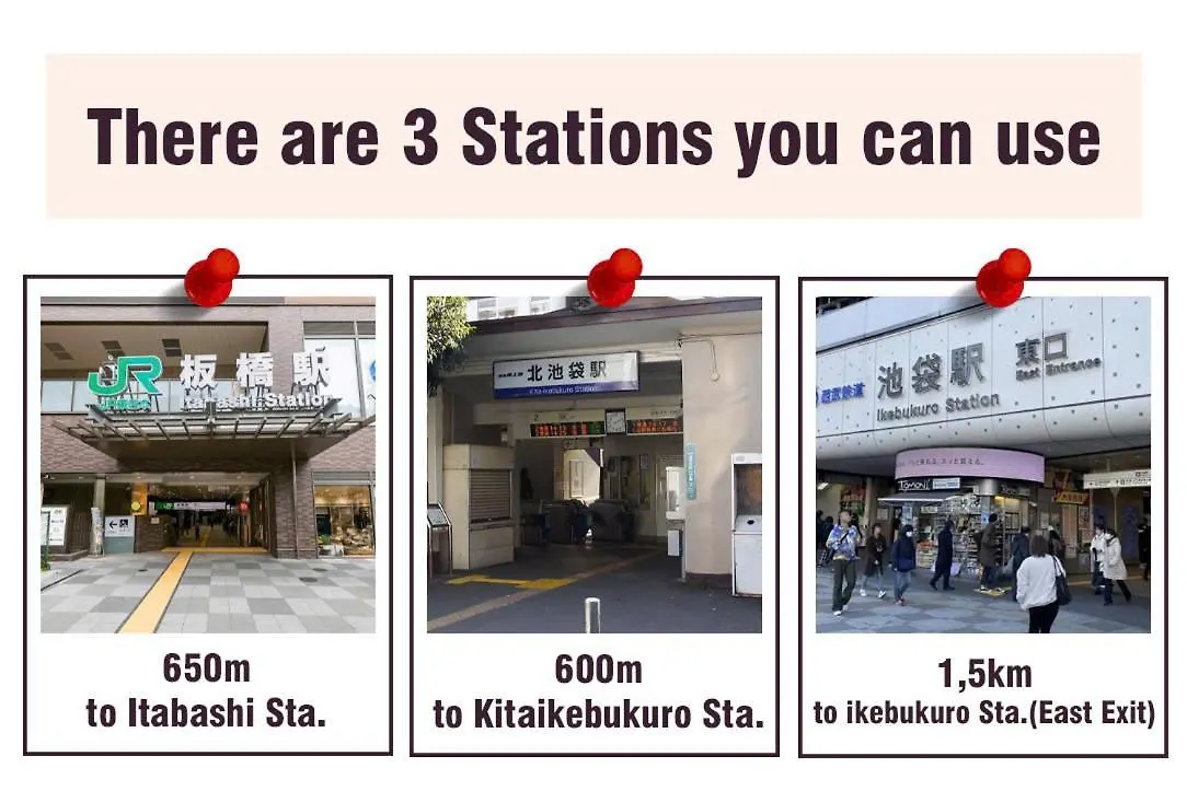מלון דירות טוקיו Ikebukuro Area R11 Kamiike Apartment